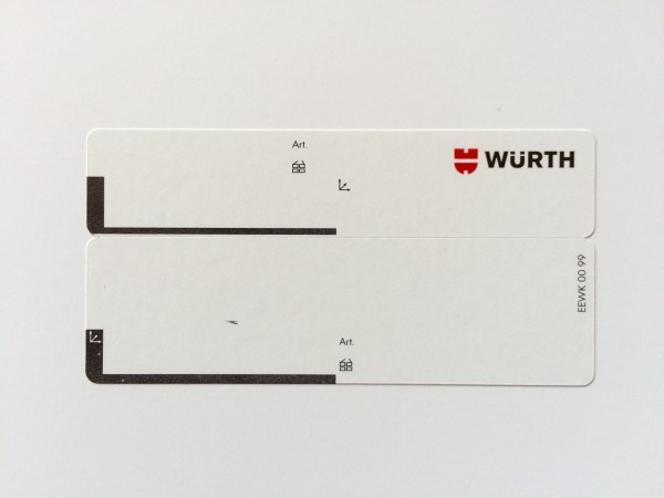 Etiketten schwarz